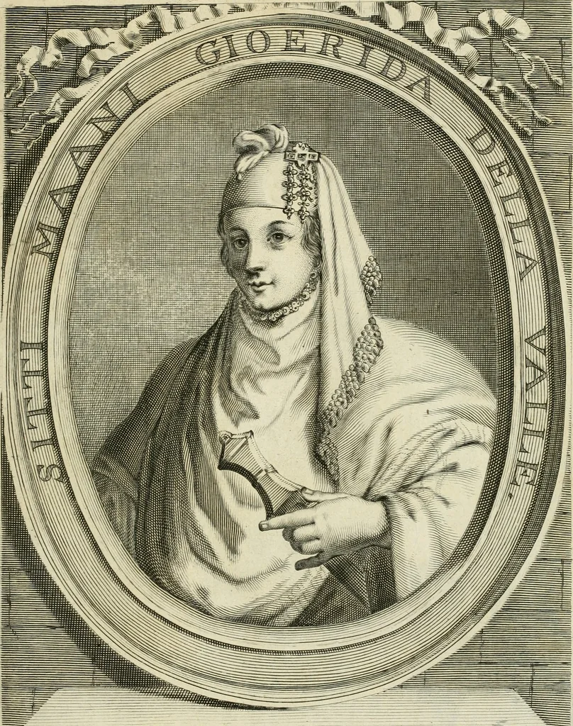 An illustration from Petri della Valle, eines vornehmen Römischen patritii, Reiss-Beschreibung in unterschiedliche Theile der Welt : nemlich in Türckey, Egypten, Palestina, Persien, Ost-Indien, und andere weit entlegene Landschafften, samt einer aussführlichen Erzehlung aller Denck- und Merckwürdigster Sachen, so darinnen zu finden und anzutreffen ..., 1674, leaf 30