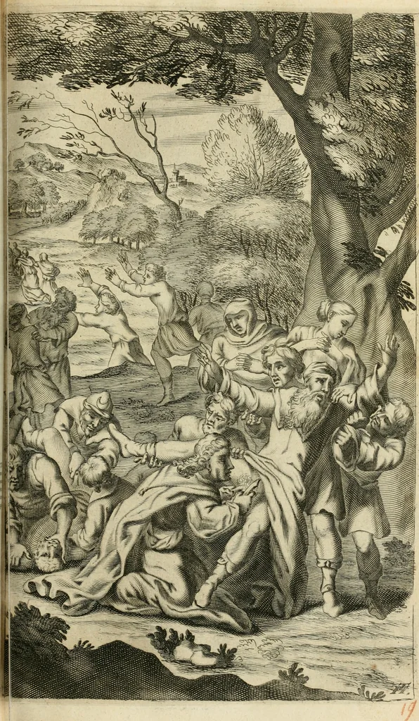 An illustration from Petri della Valle, eines vornehmen Römischen patritii, Reiss-Beschreibung in unterschiedliche Theile der Welt : nemlich in Türckey, Egypten, Palestina, Persien, Ost-Indien, und andere weit entlegene Landschafften, samt einer aussführlichen Erzehlung aller Denck- und Merckwürdigster Sachen, so darinnen zu finden und anzutreffen ..., 1674, leaf 660