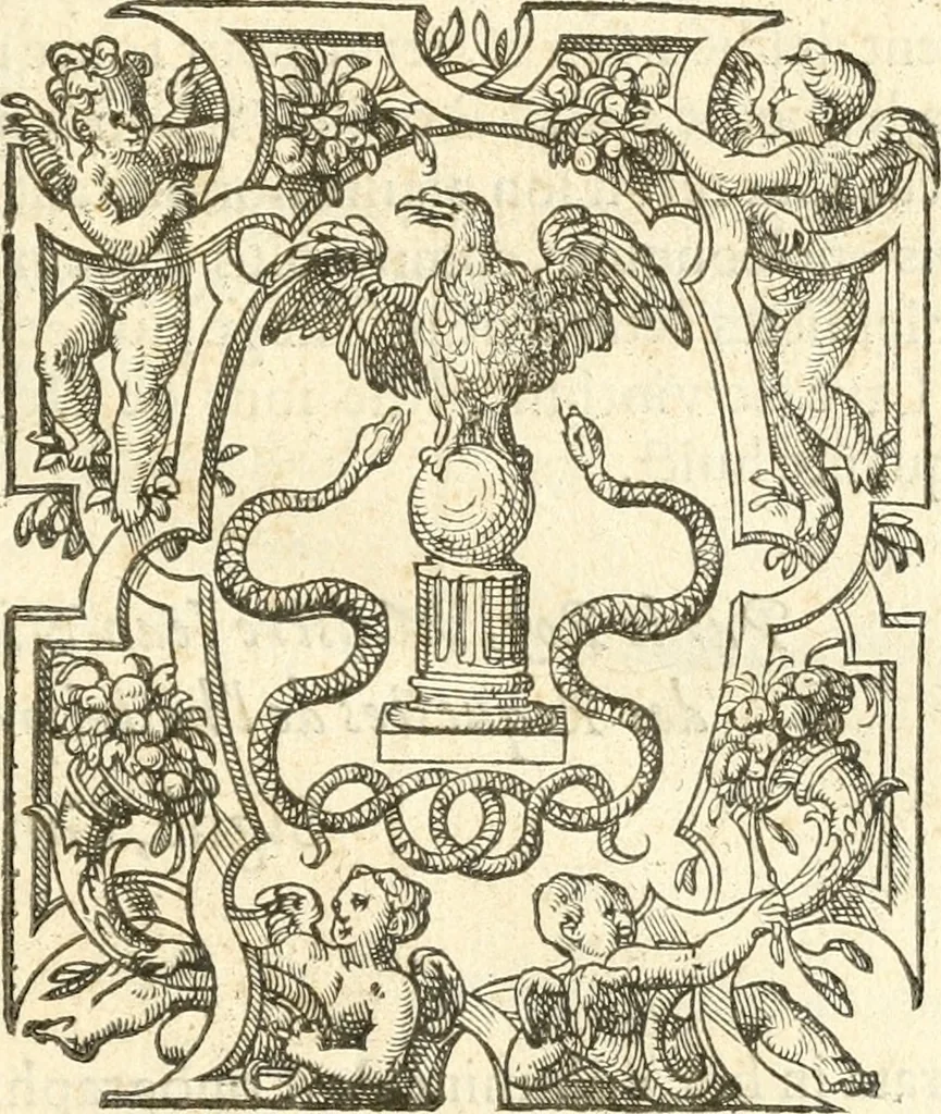 An illustration from Petri Gyllii De topographia Constantinopoleos, et de illivs antiqvitatibvs libri qvatvor, 1562, leaf 8