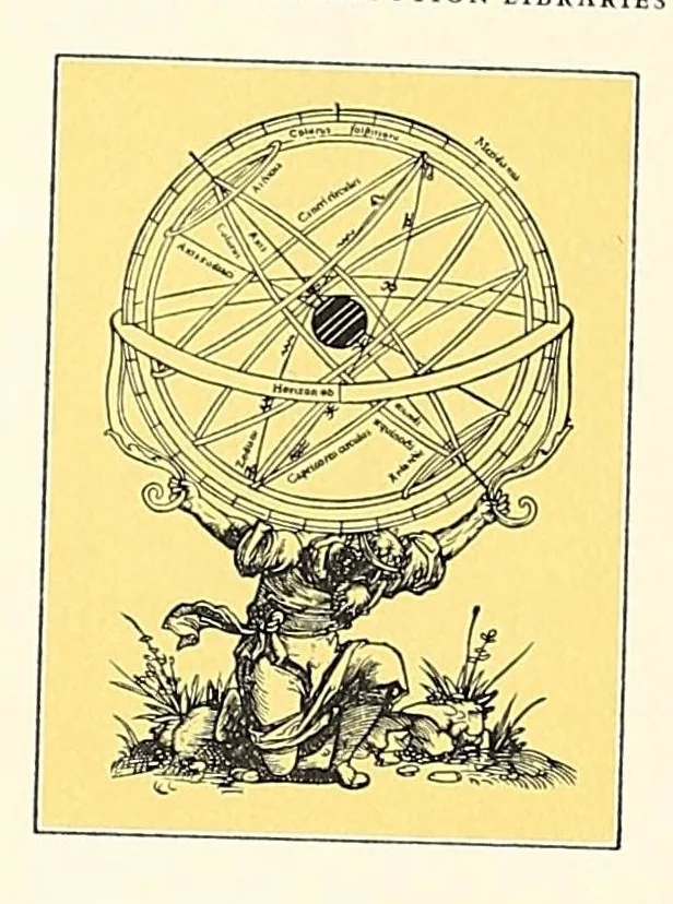 An illustration from Petri Martyris ab Angleria, Mediolanen. oratoris clarissimi. Fernandi & Helisabeth Hispaniarum quondam regum à consilijs, de rebus oceanicis & orbe nouo decades tres: quibus quicquid de inuentis nuper terris traditum, nouarum rerum cupidum lectorem retinere possit, copiose, fideliter, eruditeq́[ue] docetur. Eivsdem praeterea Legationis babylonicae libri tres .., 1533, leaf 2