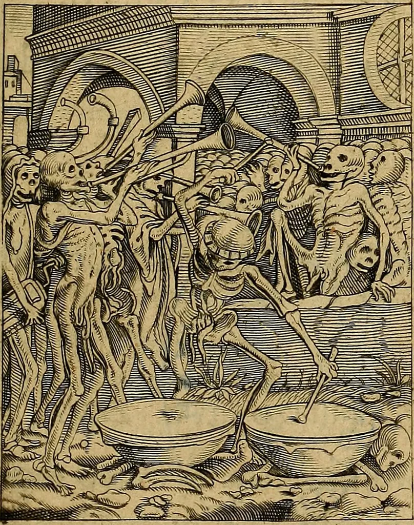 An illustration from Petri Paaw Amsteldamensis, in Academia Lugduno-Batava anatomici & botanici professoris Primitiae anatomicae : de humani corporis ossibus, 1615, leaf 4
