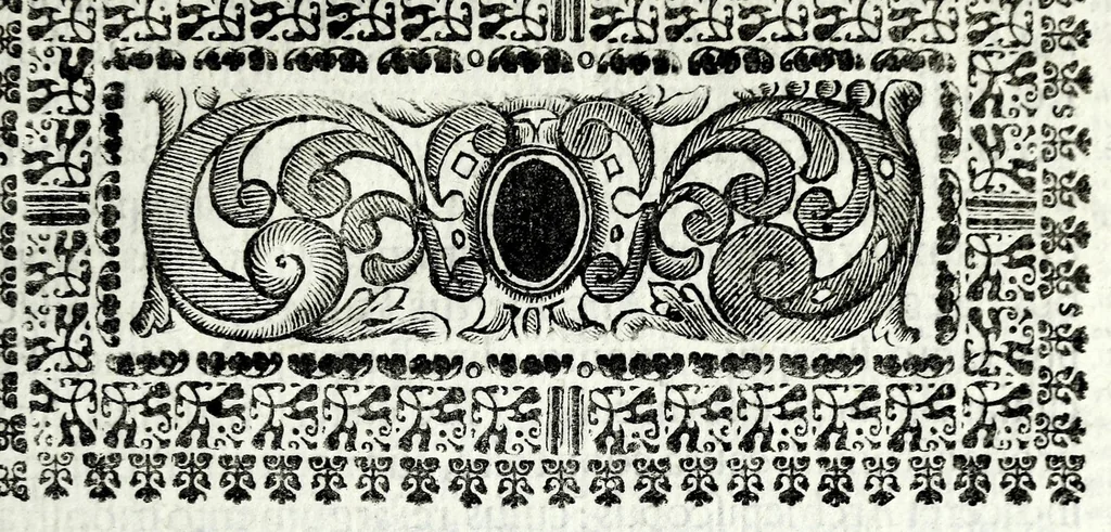 An illustration from Petri Pauli Boschae bibliothecarii, ex sodalitio Sacerdotum Oblatorum, De origine et statu bibliothecae Ambrosianae hemidecas, 1672, leaf 109