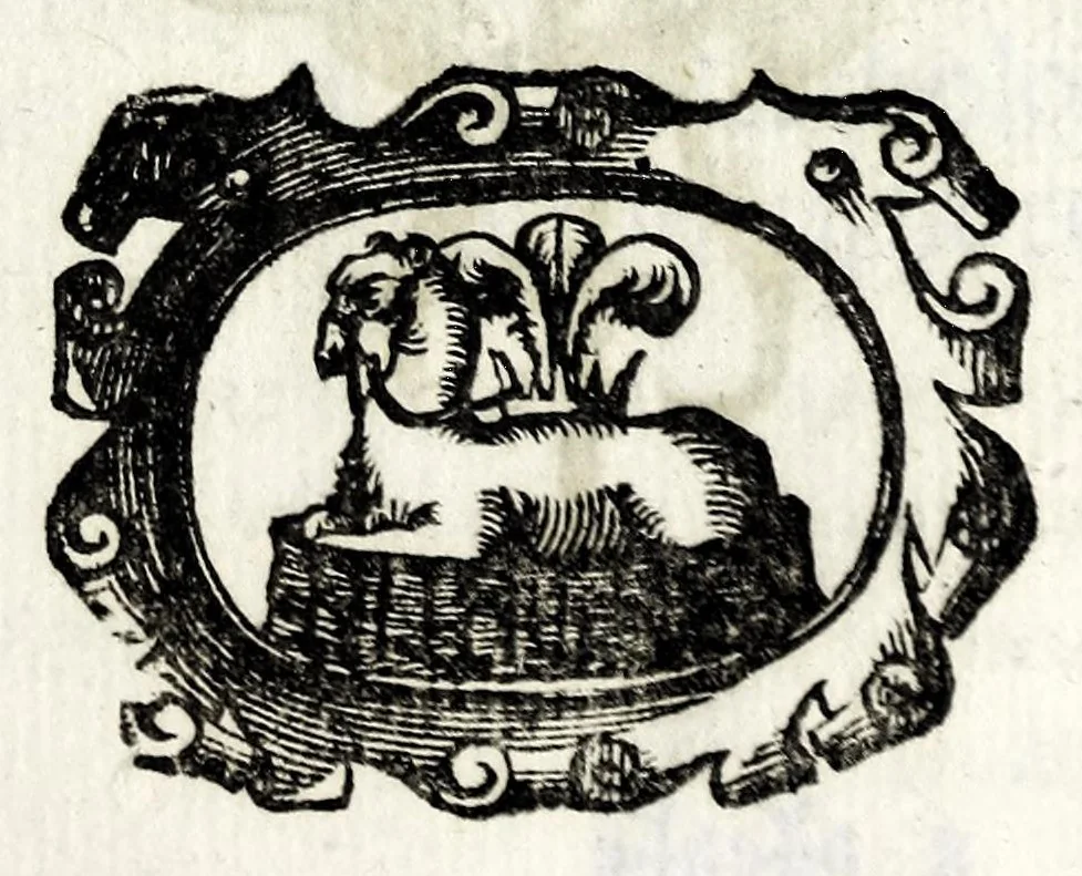 An illustration from Petri Pauli Boschae bibliothecarii, ex sodalitio Sacerdotum Oblatorum, De origine et statu bibliothecae Ambrosianae hemidecas, 1672, leaf 21