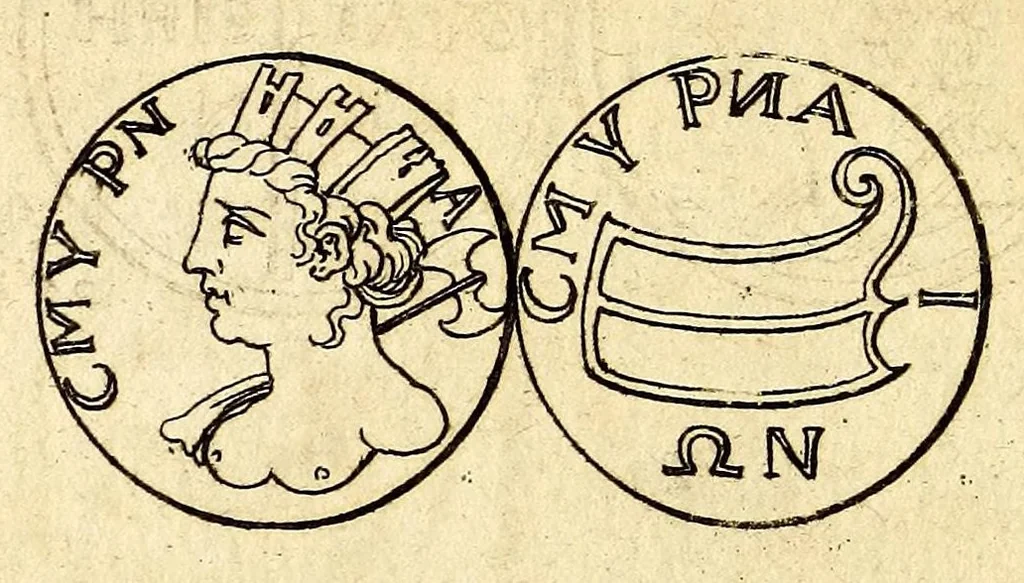An illustration from Petri Petiti, philosophi, & Doct. medici De Amazonibus dissertatio, : quâ an verè extiterint, necne, variis ultro citroque conjecturis & argumentis disputatur. Multa etiam ad eam gentem pertinentia, ex antiquis monumentis eruuntur atque illustrantur, 1685, leaf 176