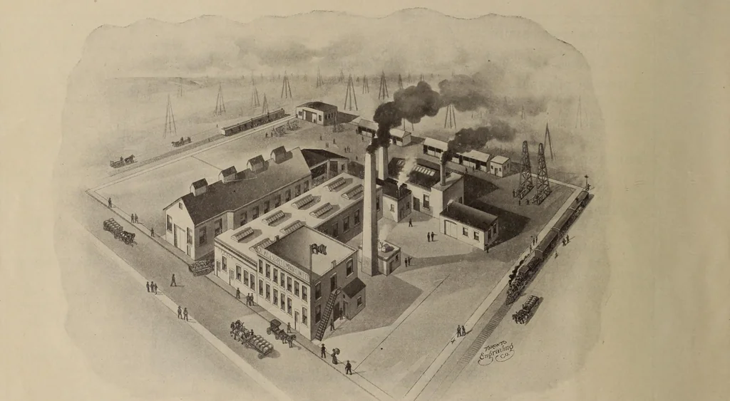 An illustration from Petrolia, Canada, 1862-1908 : its advantages as a commercial and residential centre, 1908, leaf 17