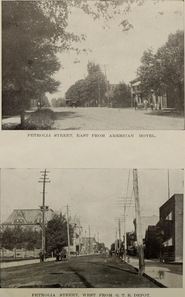 An illustration from Petrolia, Canada, 1862-1908 : its advantages as a commercial and residential centre, 1908, leaf 45