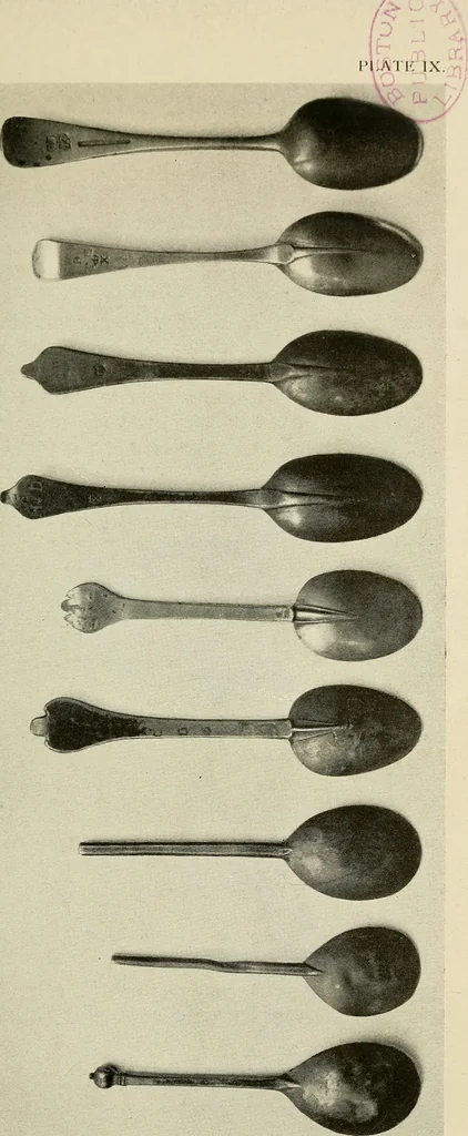An illustration from The pewter collector : a guide to English pewter with some reference to foreign work, 1921, leaf 100