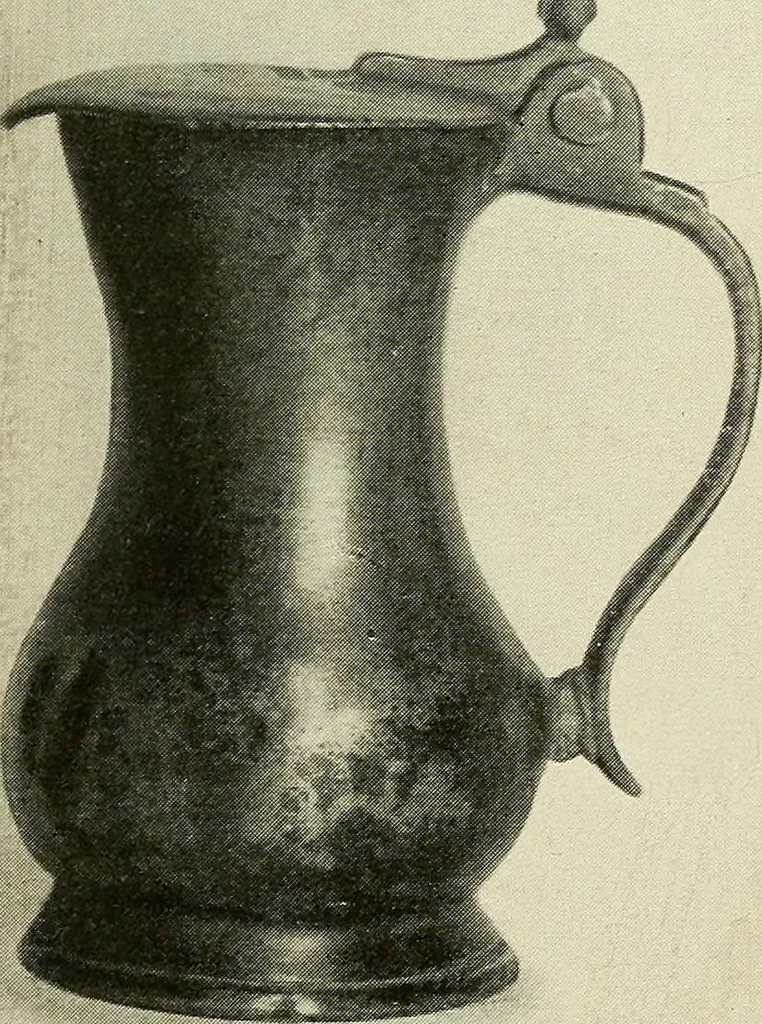 An illustration from The pewter collector : a guide to English pewter with some reference to foreign work, 1921, leaf 120