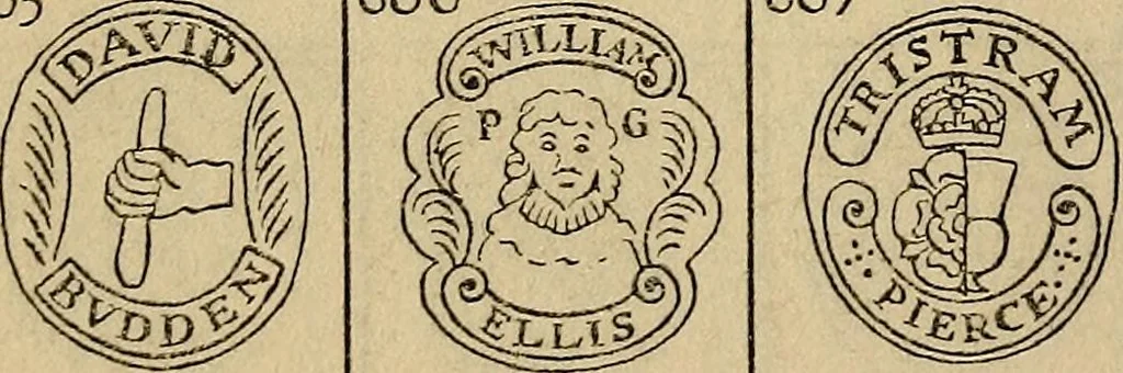 An illustration from The pewter collector : a guide to English pewter with some reference to foreign work, 1921, leaf 319