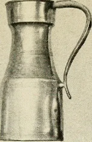 An illustration from The pewter collector : a guide to English pewter with some reference to foreign work, 1921, leaf 60