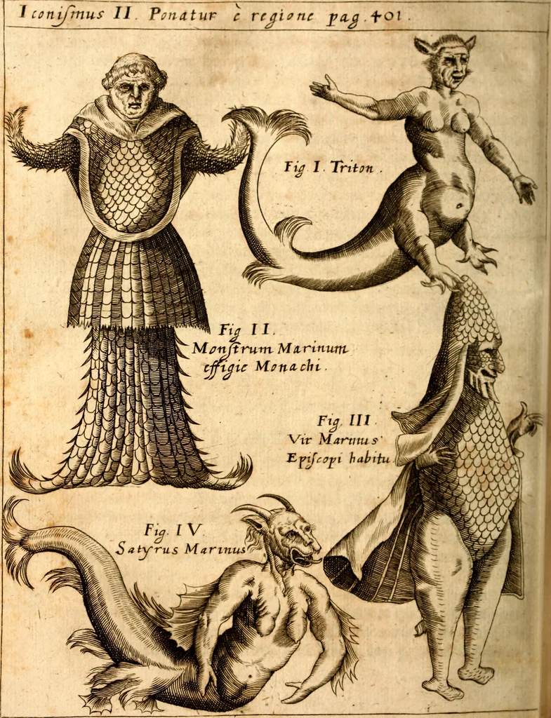 An illustration from P. Gasparis Schotti, regis curtani ... Physica curiosa, sive, Mirabilia naturæ et artis libris XII. comprehensa : quibus pleraq[ue], quæ de angelis, dæmonibus, hominibus, spectris, energumenis, monstris, portentis, animalibus, meteoris, &c. rara, arcana, curiosaq[ue] circumferuntur, ad veritatis trutinam expenduntur : variis ex historia ac philosophia petitis disquisitionibus excutiuntur, & innumeris exemplis illustrantur .., 1662, leaf 467