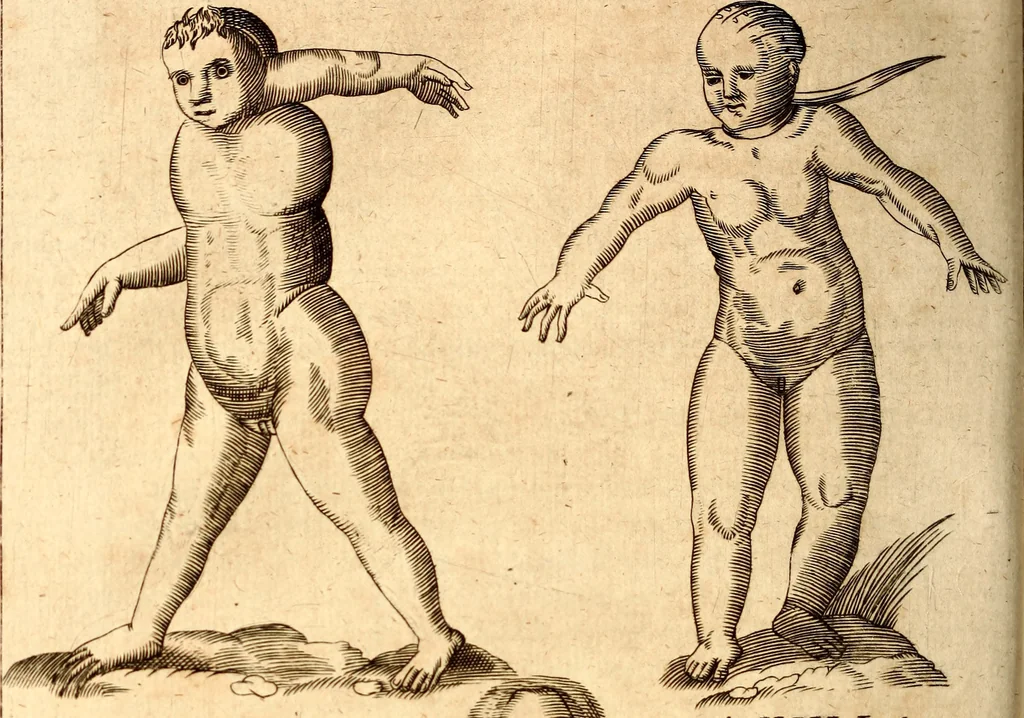 An illustration from P. Gasparis Schotti, regis curtani ... Physica curiosa, sive, Mirabilia naturæ et artis libris XII. comprehensa : quibus pleraq[ue], quæ de angelis, dæmonibus, hominibus, spectris, energumenis, monstris, portentis, animalibus, meteoris, &c. rara, arcana, curiosaq[ue] circumferuntur, ad veritatis trutinam expenduntur : variis ex historia ac philosophia petitis disquisitionibus excutiuntur, & innumeris exemplis illustrantur .., 1662, leaf 759