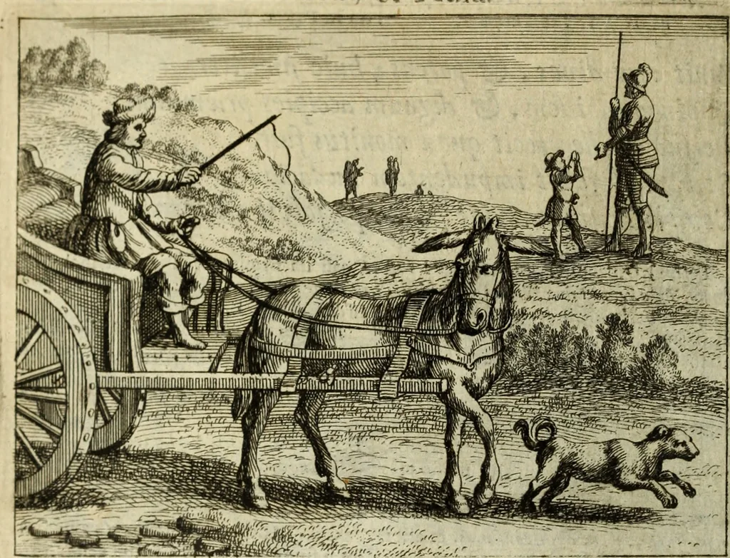 An illustration from Phaedri, Augusti Caesaris liberti, Fabularum Aesopiarum libri quinque ; notis perpetuis illustrati, & cum integris aliorum observationibvs, 1667, leaf 235