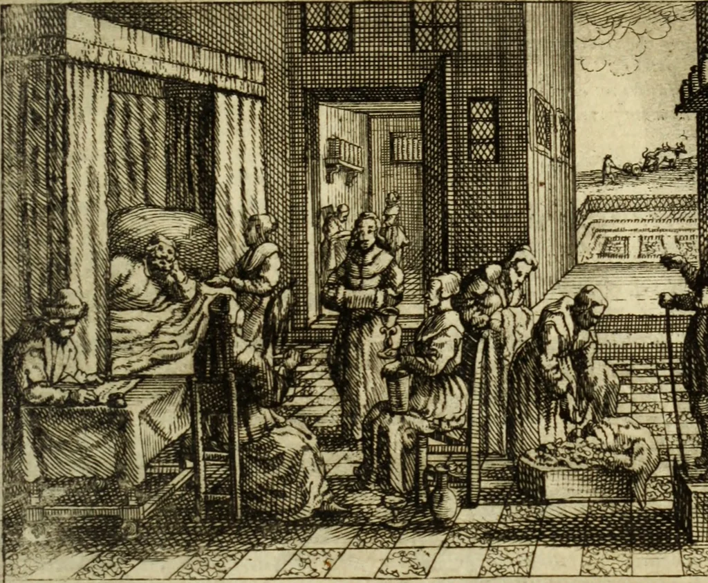 An illustration from Phaedri, Augusti Caesaris liberti, Fabularum Aesopiarum libri quinque ; notis perpetuis illustrati, & cum integris aliorum observationibvs, 1667, leaf 306