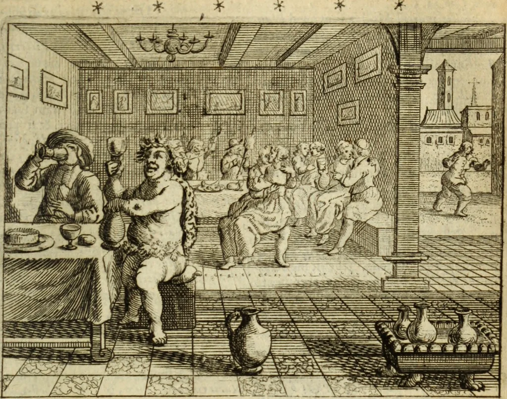 An illustration from Phaedri, Augusti Caesaris liberti, Fabularum Aesopiarum libri quinque ; notis perpetuis illustrati, & cum integris aliorum observationibvs, 1667, leaf 350