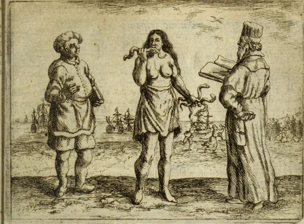 An illustration from Phaedri, Augusti Caesaris liberti, Fabularum Aesopiarum libri quinque ; notis perpetuis illustrati, & cum integris aliorum observationibvs, 1667, leaf 378