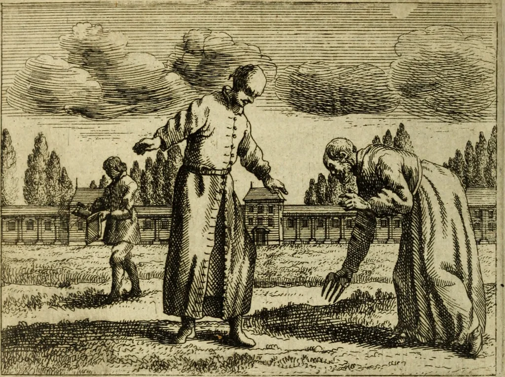 An illustration from Phaedri, Augusti Caesaris liberti, Fabularum Aesopiarum libri quinque ; notis perpetuis illustrati, & cum integris aliorum observationibvs, 1667, leaf 451