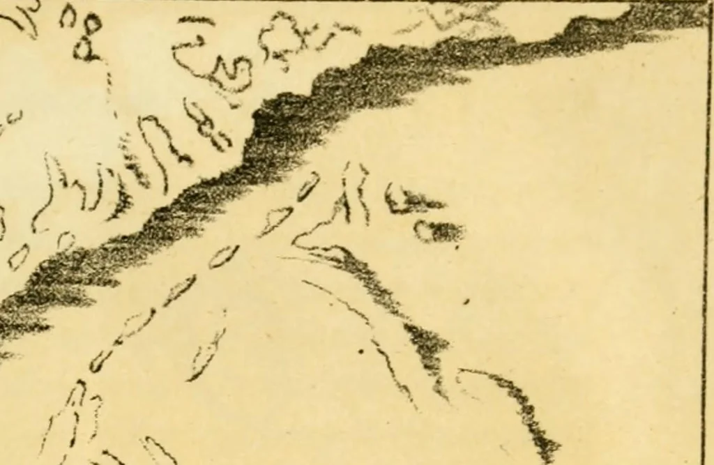 An illustration from The phenomena and order of the solar system, 1843, leaf 144