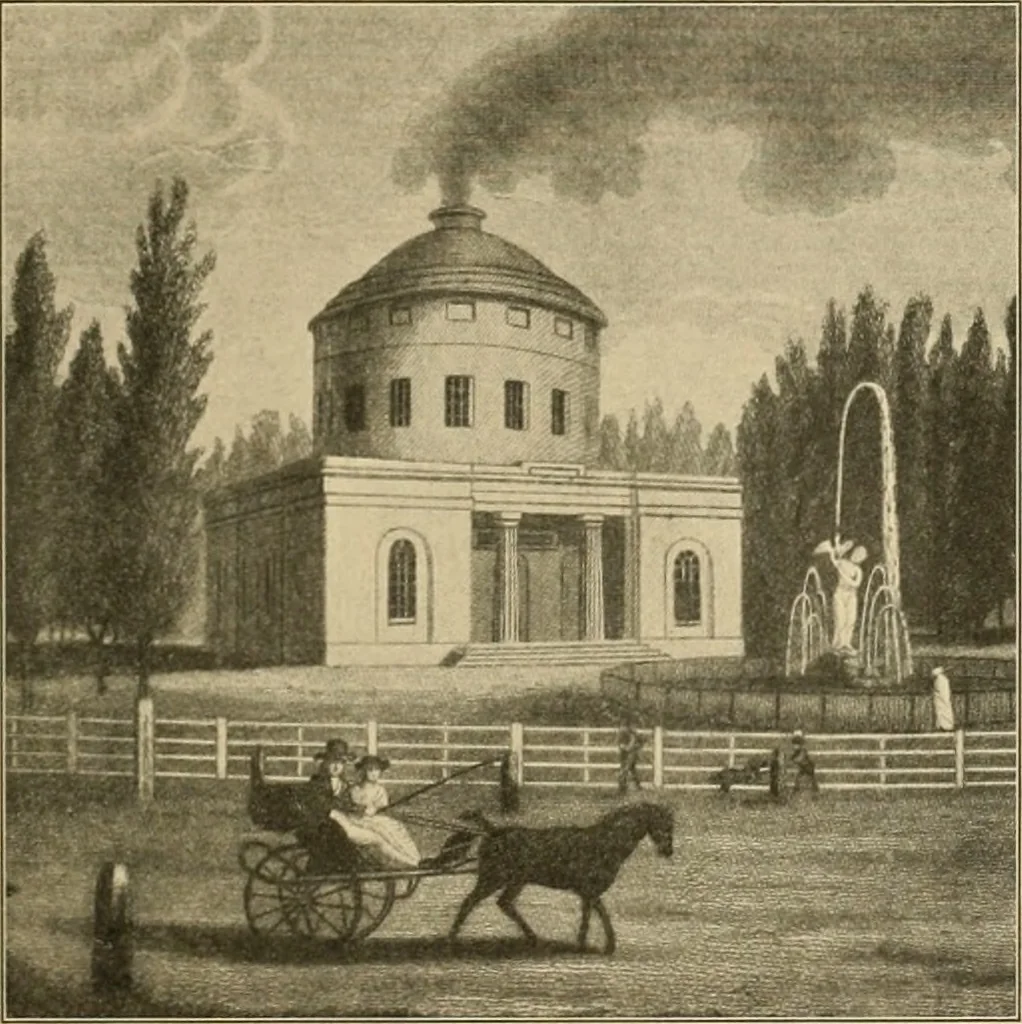 An illustration from Philadelphia’s architecture, by William F. Gray ... written for the City history society of Philadelphia and read at the meeting of Wednesday, February 9th, 1910, 1915, leaf 16