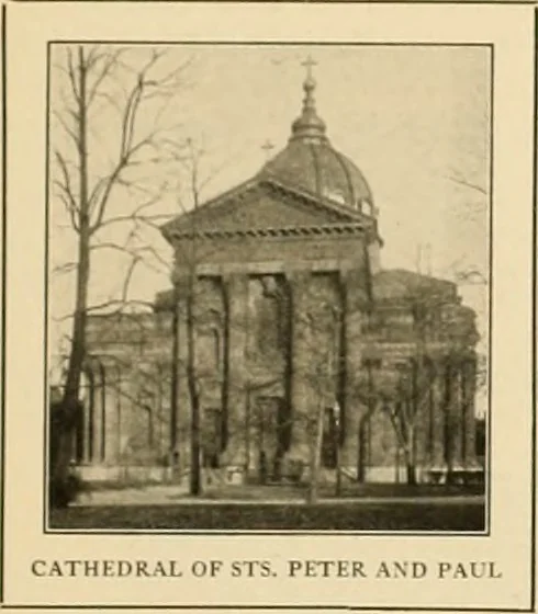 An illustration from Philadelphia’s architecture, by William F. Gray ... written for the City history society of Philadelphia and read at the meeting of Wednesday, February 9th, 1910, 1915, leaf 22