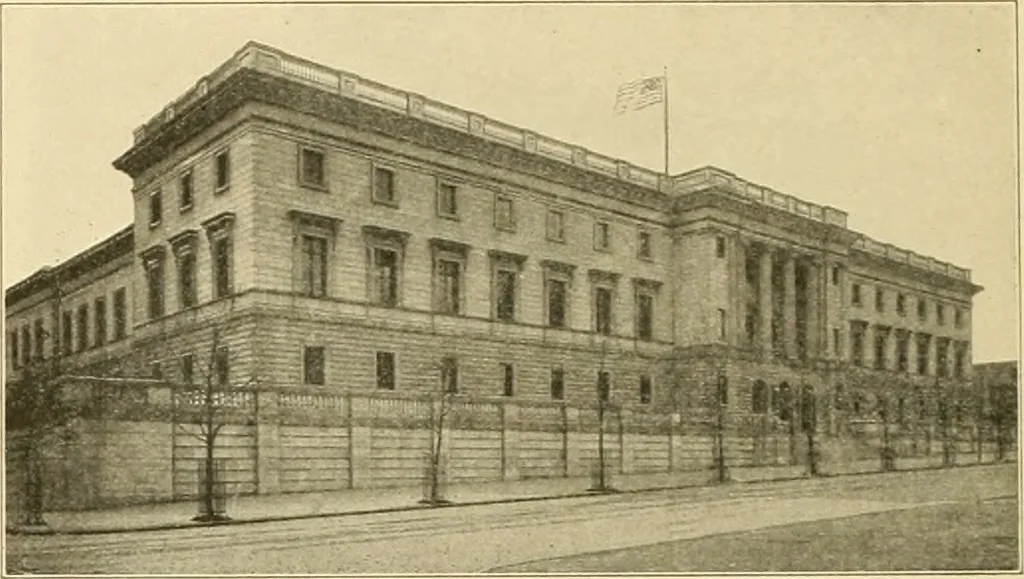 An illustration from Philadelphia’s architecture, by William F. Gray ... written for the City history society of Philadelphia and read at the meeting of Wednesday, February 9th, 1910, 1915, leaf 27