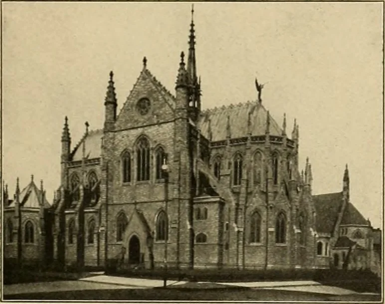 An illustration from Philadelphia’s architecture, by William F. Gray ... written for the City history society of Philadelphia and read at the meeting of Wednesday, February 9th, 1910, 1915, leaf 34