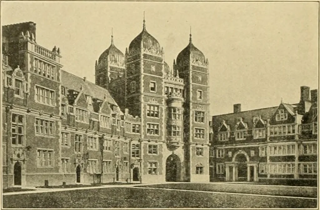 An illustration from Philadelphia’s architecture, by William F. Gray ... written for the City history society of Philadelphia and read at the meeting of Wednesday, February 9th, 1910, 1915, leaf 43