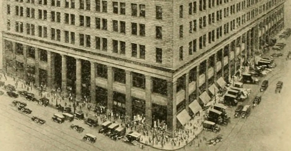 An illustration from Philadelphia’s architecture, by William F. Gray ... written for the City history society of Philadelphia and read at the meeting of Wednesday, February 9th, 1910, 1915, leaf 47
