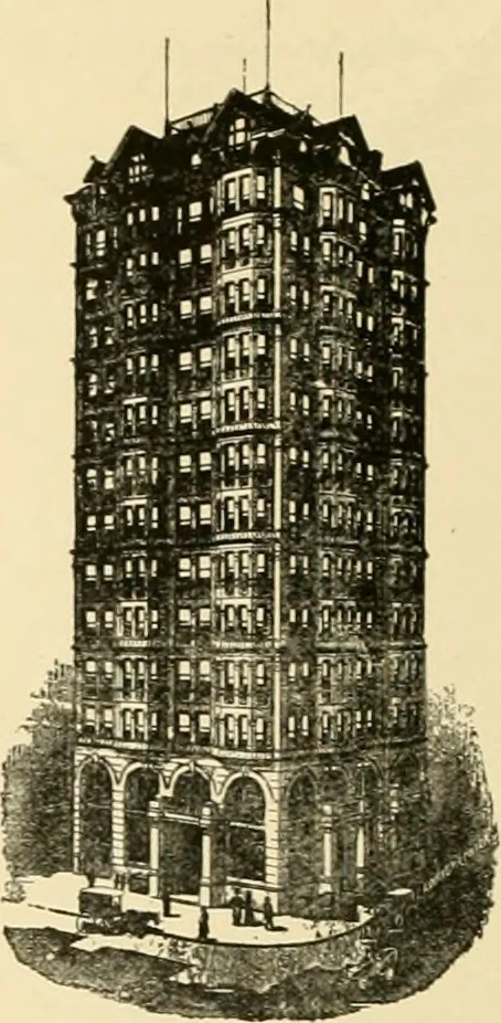 An illustration from Philadelphia’s architecture, by William F. Gray ... written for the City history society of Philadelphia and read at the meeting of Wednesday, February 9th, 1910, 1915, leaf 49