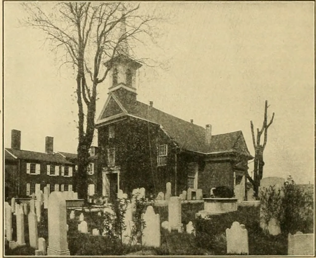 An illustration from Philadelphia’s architecture, by William F. Gray ... written for the City history society of Philadelphia and read at the meeting of Wednesday, February 9th, 1910, 1915, leaf 5
