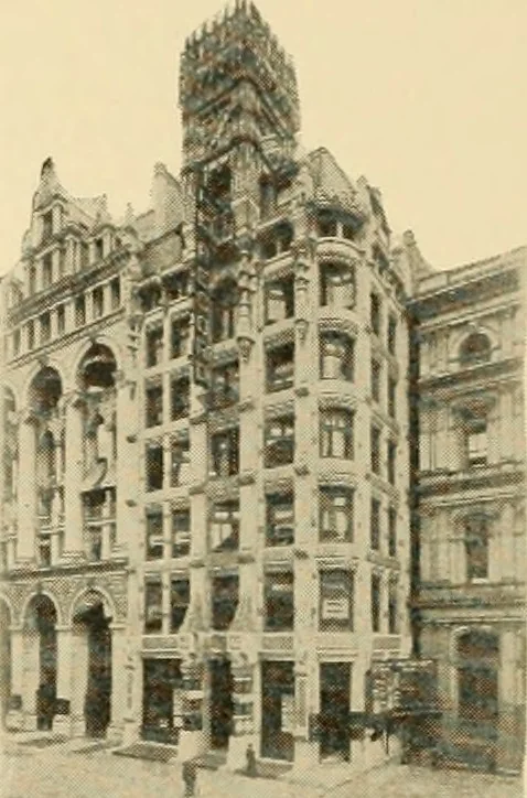 An illustration from Philadelphia’s architecture, by William F. Gray ... written for the City history society of Philadelphia and read at the meeting of Wednesday, February 9th, 1910, 1915, leaf 55