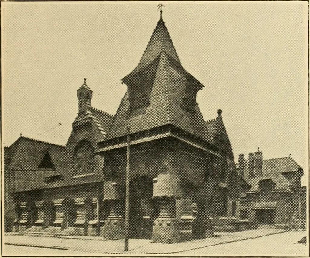 An illustration from Philadelphia’s architecture, by William F. Gray ... written for the City history society of Philadelphia and read at the meeting of Wednesday, February 9th, 1910, 1915, leaf 56