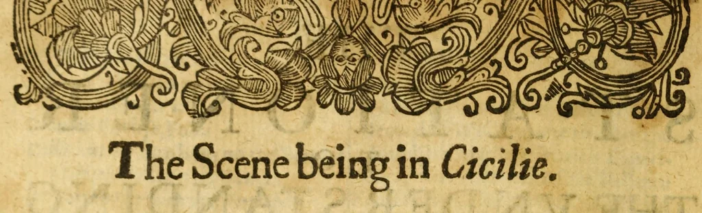 An illustration from Philaster, or, Love lies a bleeding : acted at the Globe, and Black-friers, by His Majesties Servants, 1652, leaf 6