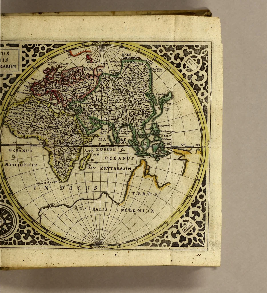 An illustration from Philippi Cluveri[i] Introductionis in universam geographiam, tam veterem quam novam ,libri VI. : Tabulis æneis illustrati, & gemino indice aucti. Cui adjuncta est Danielis Heinsii Oratio in obitum ejusdem Philippi Cluveri[i], 1641, leaf 55