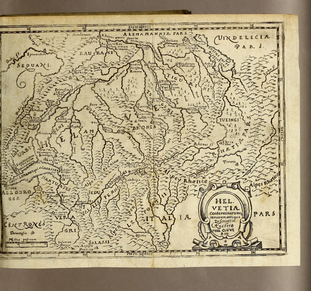 An illustration from Philippi Cluverii Introductio in omnem geographiam veterem aeque ac novam, 1694, leaf 193