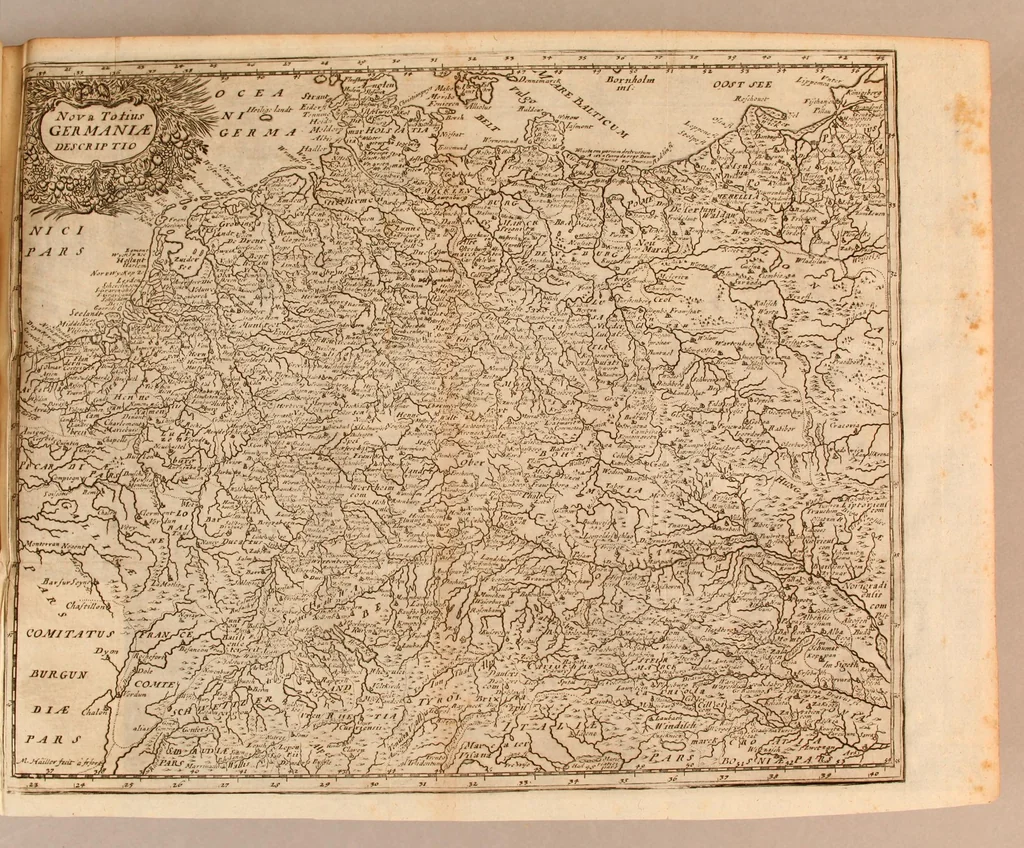 An illustration from Philippi Cluverii Introductio in omnem geographiam veterem aeque ac novam, 1694, leaf 257
