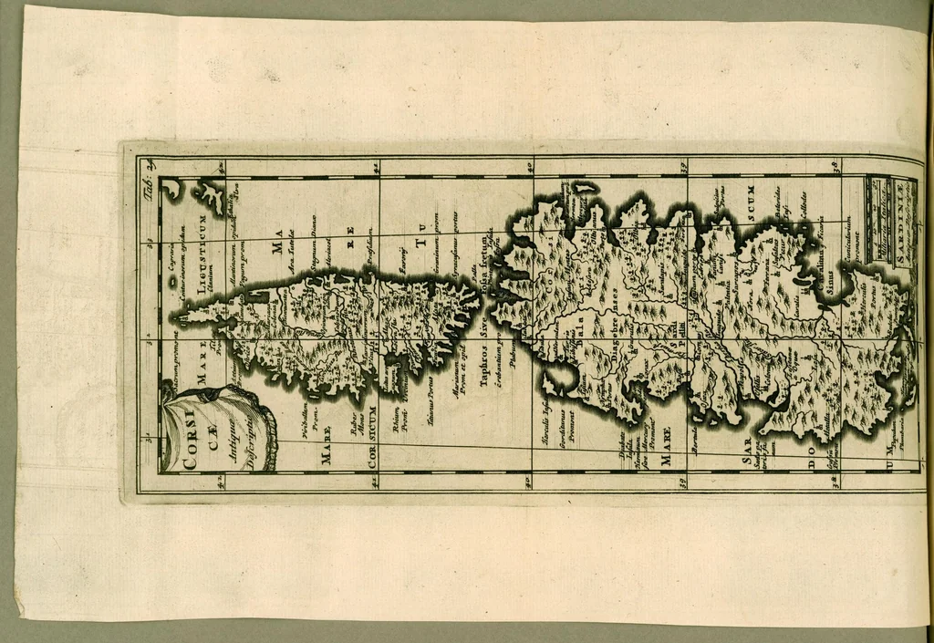 An illustration from Philippi Cluverii Introductio in universam geographiam : tam veterem quam novam tabulis geographicis XLVI. ac notis olim ornata, 1697, leaf 388