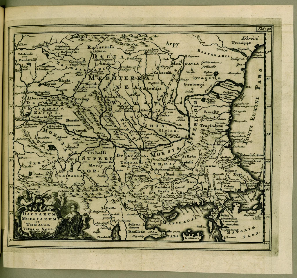 An illustration from Philippi Cluverii Introductio in universam geographiam : tam veterem quam novam tabulis geographicis XLVI. ac notis olim ornata, 1697, leaf 459