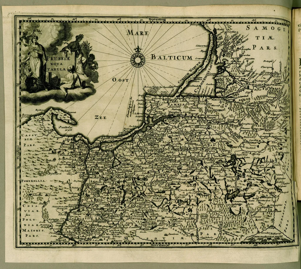 An illustration from Philippi Cluverii Introductio in universam geographiam : tam veterem quam novam tabulis geographicis XLVI. ac notis olim ornata, 1697, leaf 504