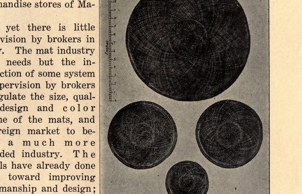 An illustration from Philippine mats, 1913, leaf 107