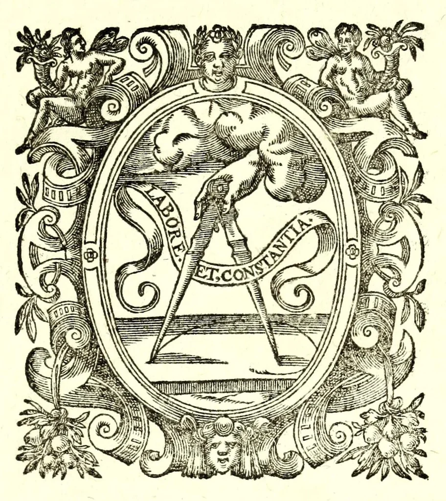 An illustration from Philippi RubenI Electorum libri II : in quibus antiqui ritus, emendationes, censurae : eiusdem ad Iustum Lipsium poëmatia, 1608, leaf 157