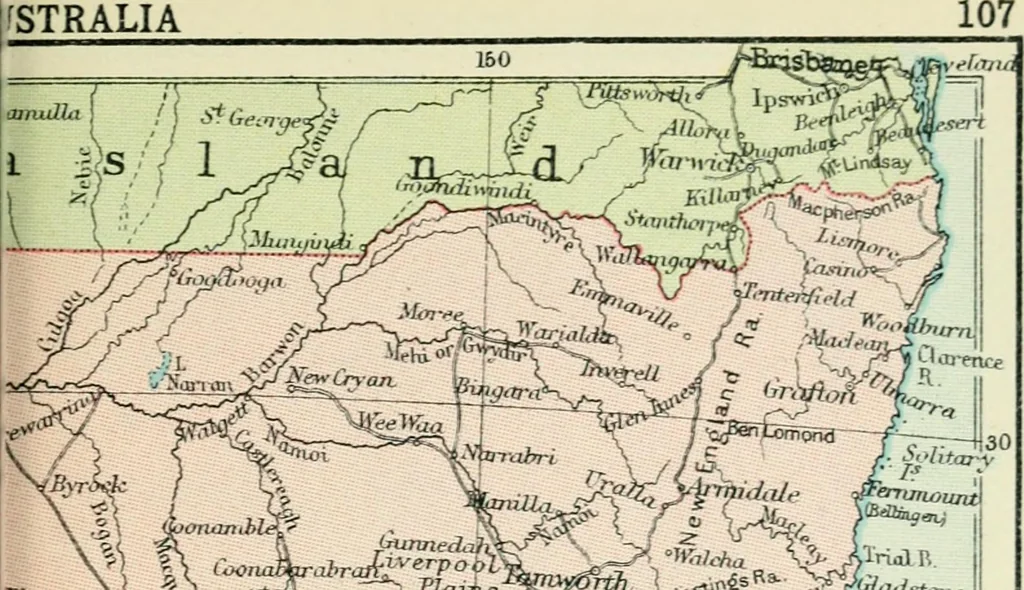 An illustration from Philips' pictorial pocket atlas and gazetteer, 1900, leaf 118