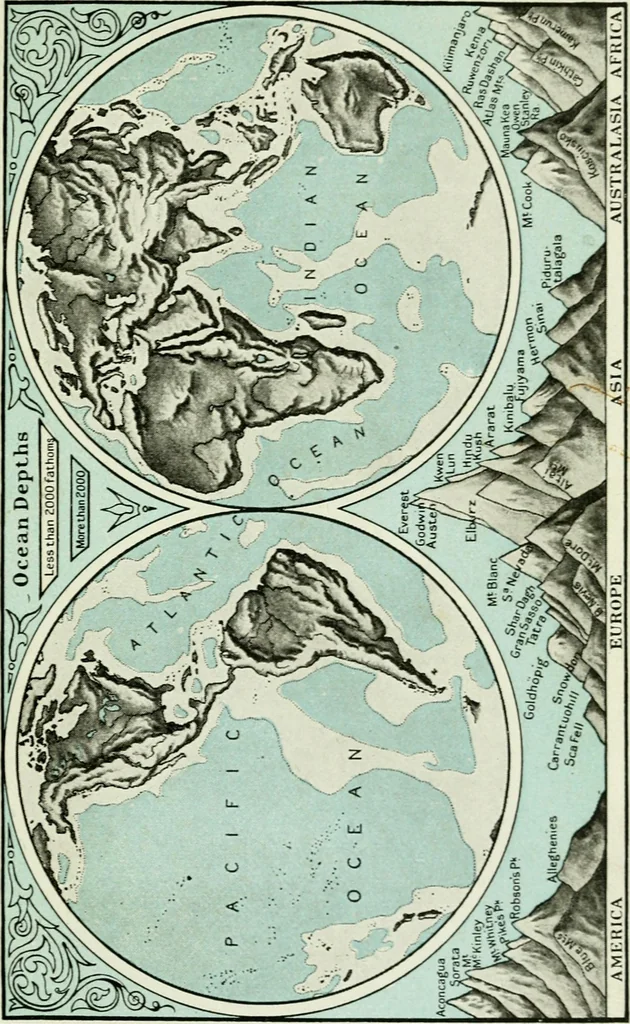 An illustration from Philips' pictorial pocket atlas and gazetteer, 1900, leaf 12
