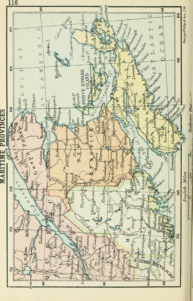An illustration from Philips' pictorial pocket atlas and gazetteer, 1900, leaf 127