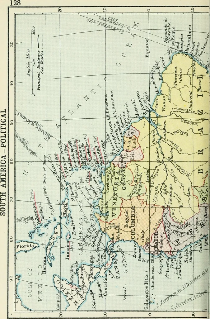An illustration from Philips' pictorial pocket atlas and gazetteer, 1900, leaf 139