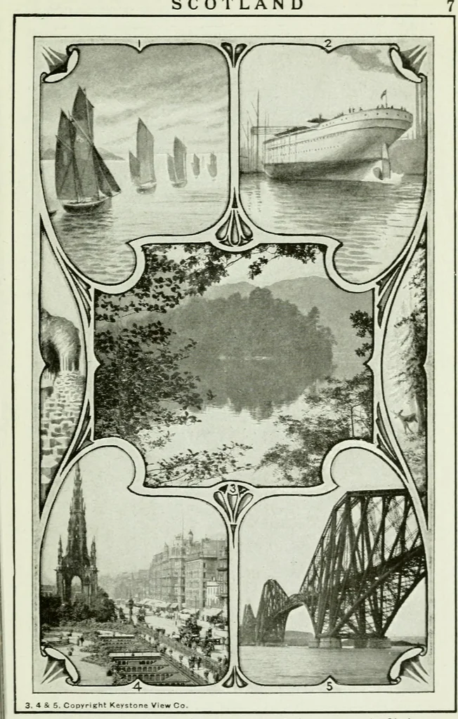 An illustration from Philips' pictorial pocket atlas and gazetteer, 1900, leaf 18