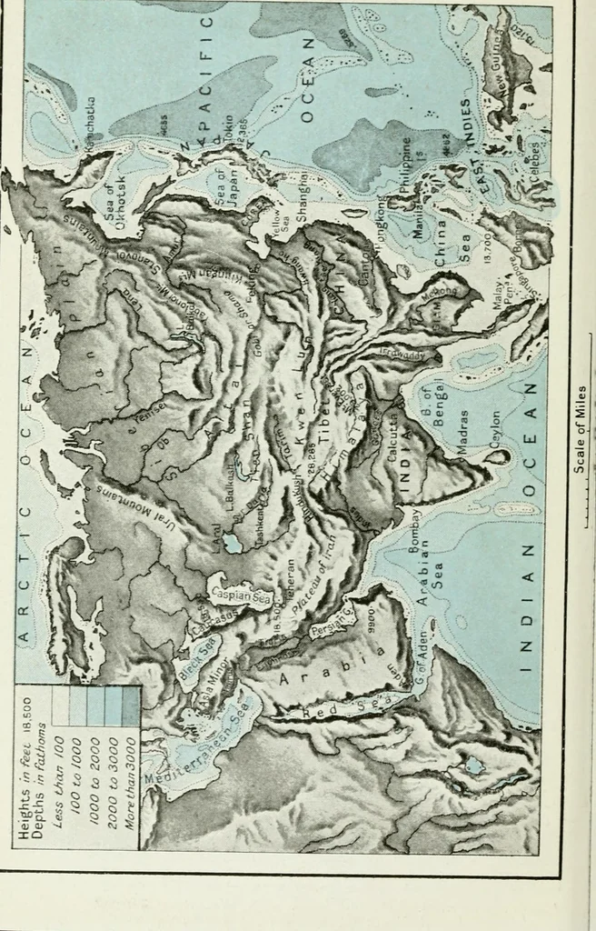 An illustration from Philips' pictorial pocket atlas and gazetteer, 1900, leaf 21