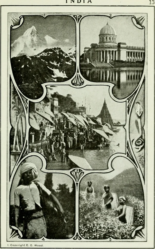 An illustration from Philips' pictorial pocket atlas and gazetteer, 1900, leaf 24