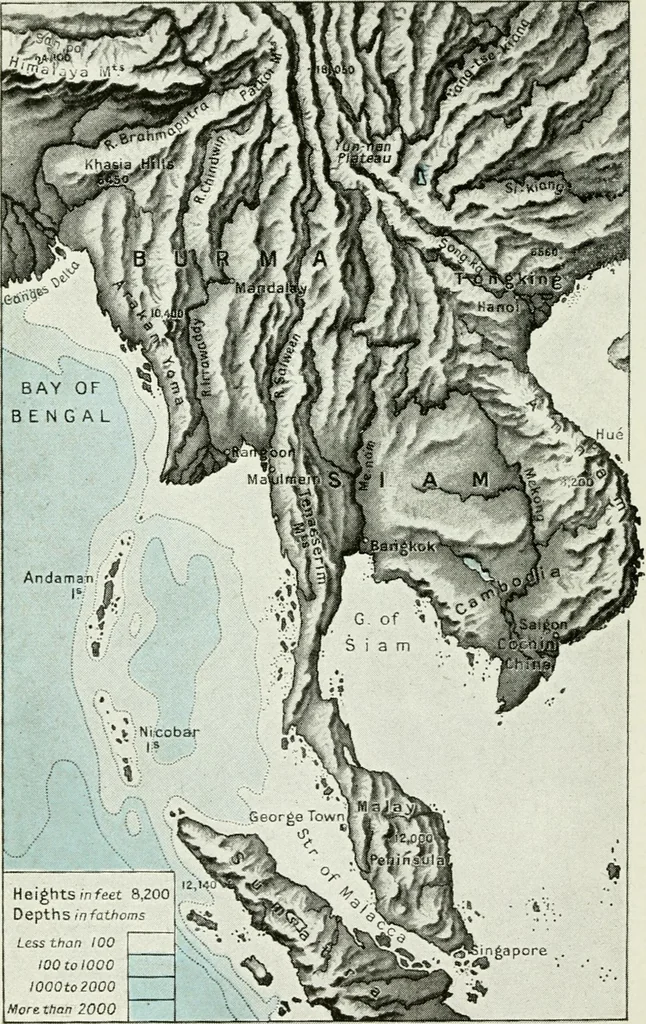 An illustration from Philips' pictorial pocket atlas and gazetteer, 1900, leaf 25