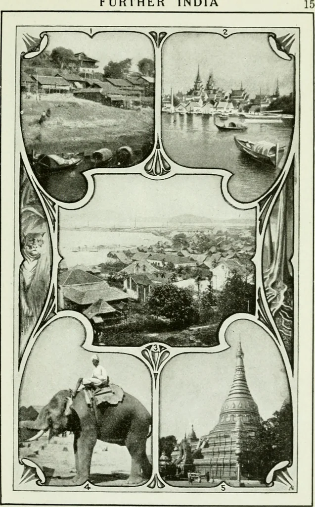 An illustration from Philips' pictorial pocket atlas and gazetteer, 1900, leaf 26